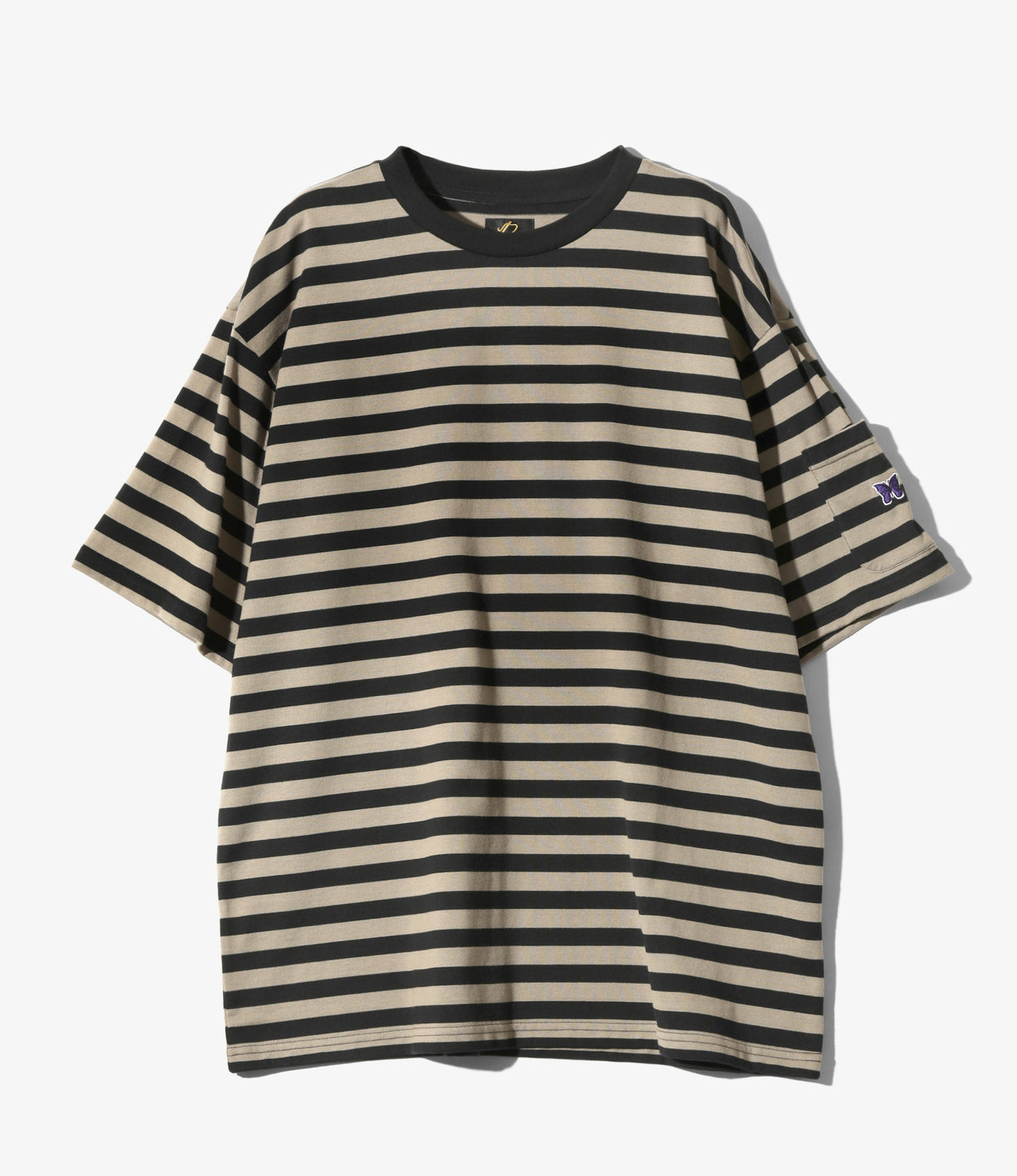 니들스 S/S CREW NECK TEE - COTTON STRIPE JERSEY NEEDLES 이미지 1