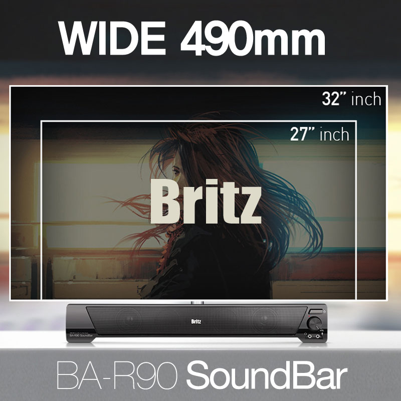 브리츠 Britz BA-R90 SoundBar 컴퓨터 사운드바 PC 스피커 이미지 6