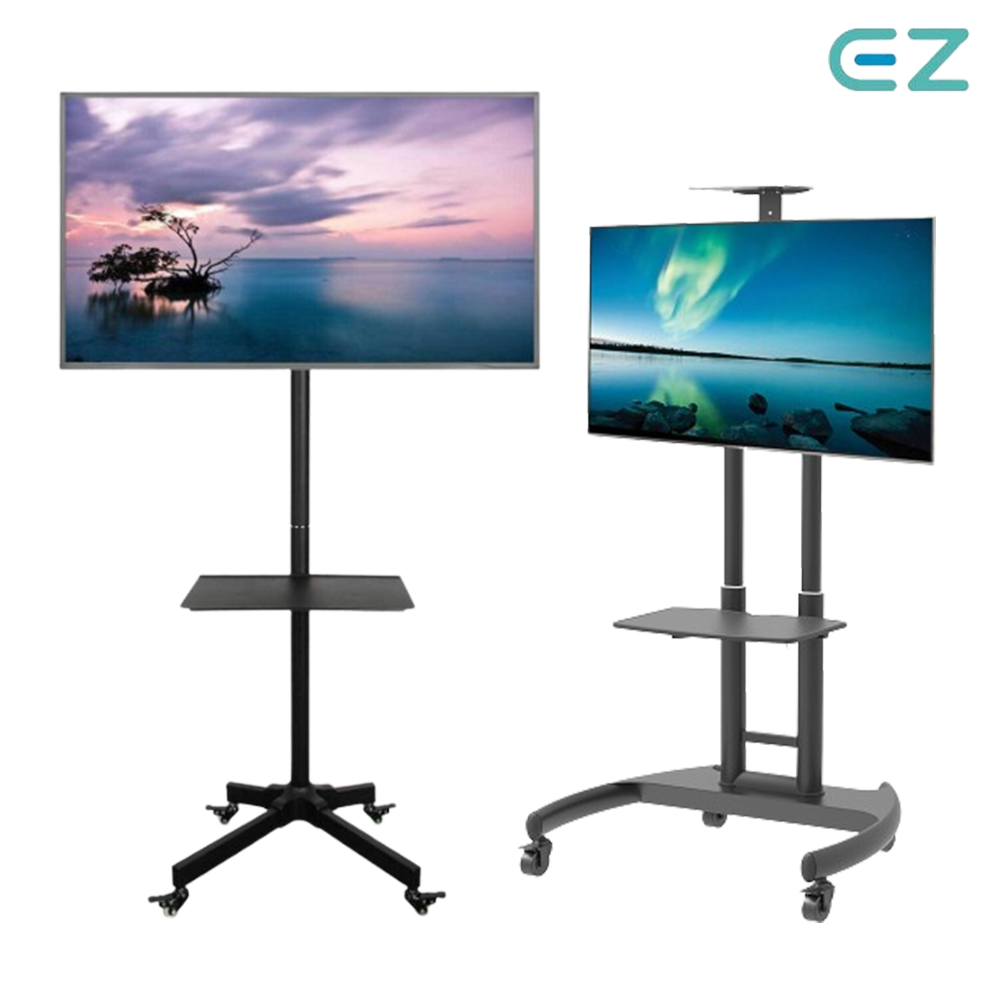 EZ 이동식 TV 모니터 거치대 높이조절 스탠드
