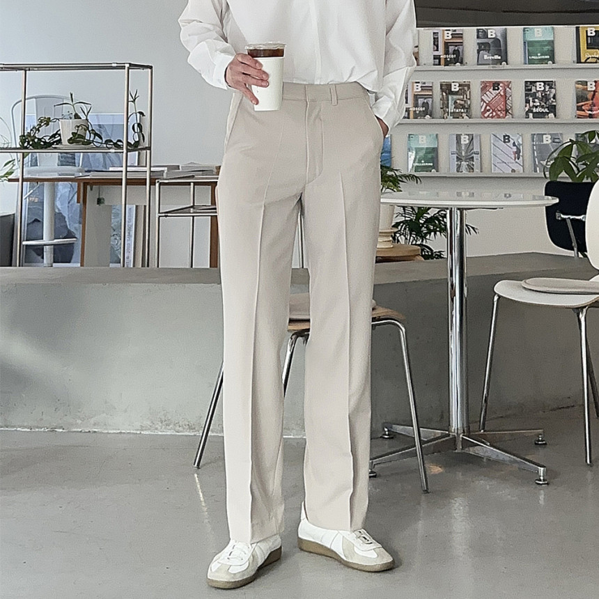M~4XL 다양한 사이즈 링클프리 슬랙스