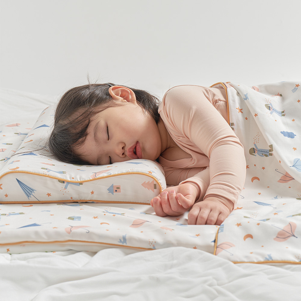 슬립스파 라텍스 아기 어린이집 낮잠이불세트 방수가방 분리형 베이비 거즈 올리