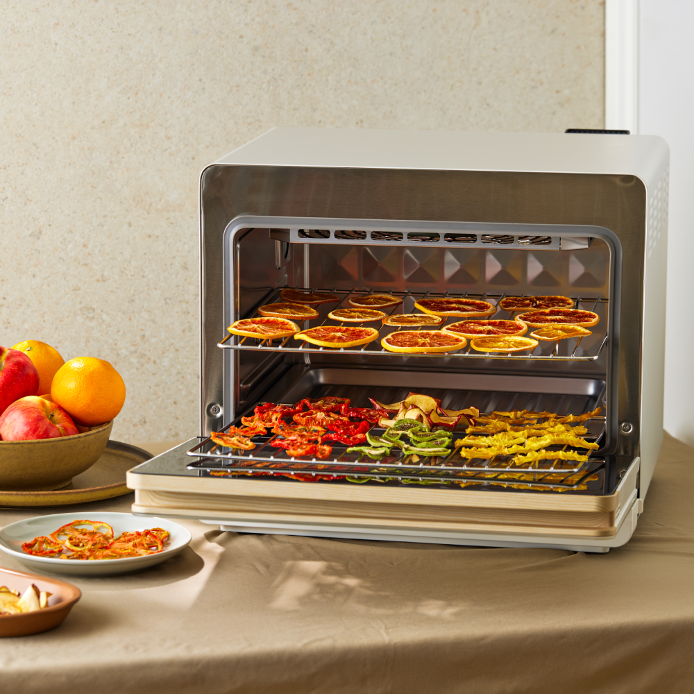 [슈퍼적립 10%/예약판매]풀무원 스팀쿡 마스터 듀얼스팀오븐 에어프라이어 20L AV20D11W (화이트&우드)