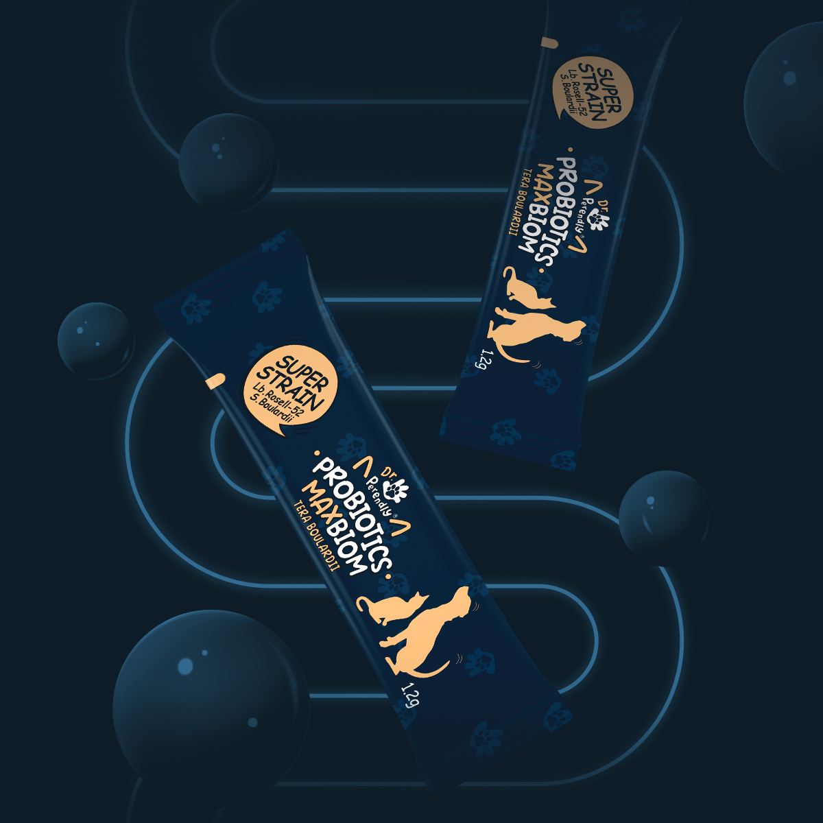 닥터페렌들리 맥스바이옴 강아지 고양이 유산균 장건강 설사 변비 면역력 30포, 5개