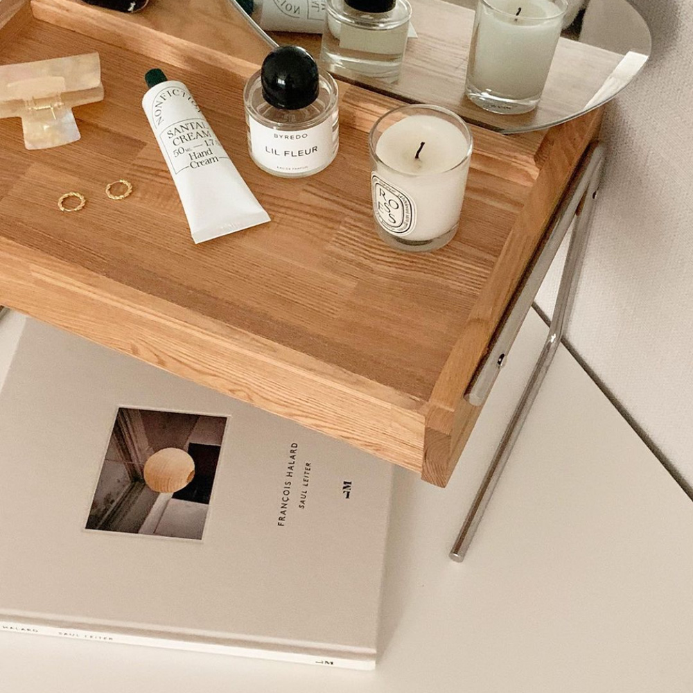 바미르 애쉬 원목 미니 화장대