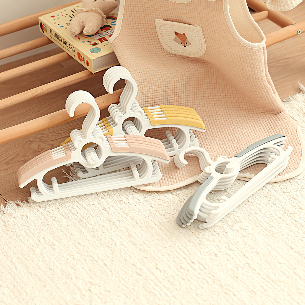 마롤로뜨 아기 옷걸이 20개 길이조절 가능 논슬립 아동 유아 신생아 어린이 옷걸이