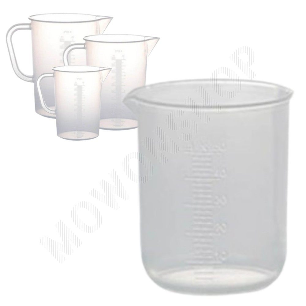 비컵 플라스틱비이커 세제 계량컵 작은 미니 비커 100ml - 상품 이미지