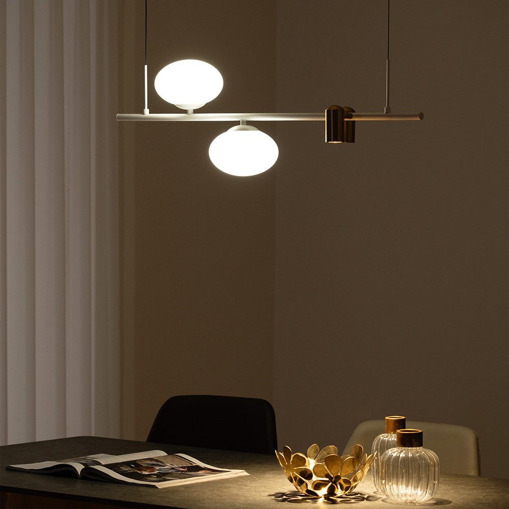 LED 식탁등 식탁조명 퓨어라인 일자 펜던트 15W 인테리어 주방 카페 천장 포인트 조명 - 상세 이미지 5