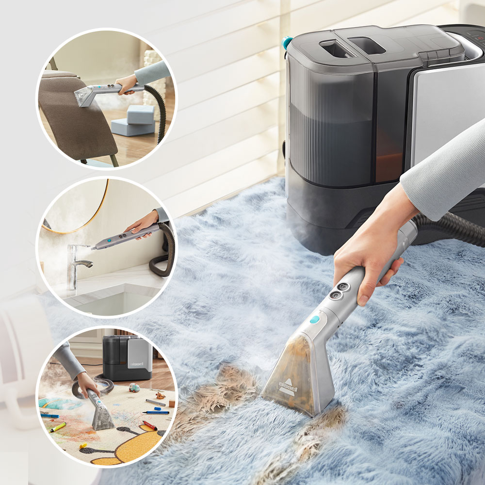 비쎌 스팟클린 하이드로 스팀 3791S 습식 스팀청소기 빈대퇴치 고온 살균 소파얼룩제거