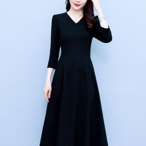 세 번째 결혼 강세란 오세영 원피스 옷 블랙 카라 54회 패션 착용 후기 | 사이즈/핏 총정리 - 상품 이미지 2