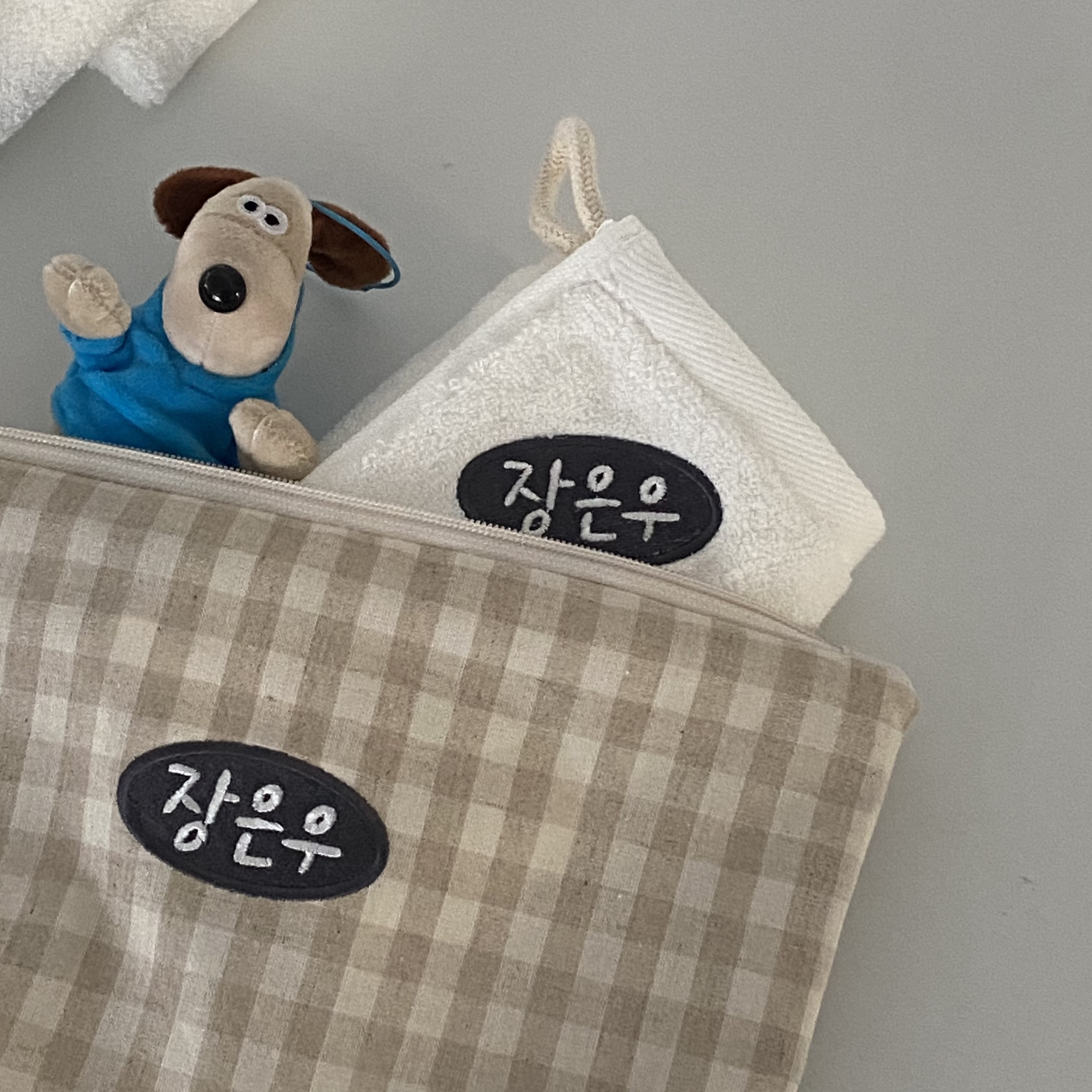 이름자수 방수 파우치 어린이집 수건 약파우치 이미지 7