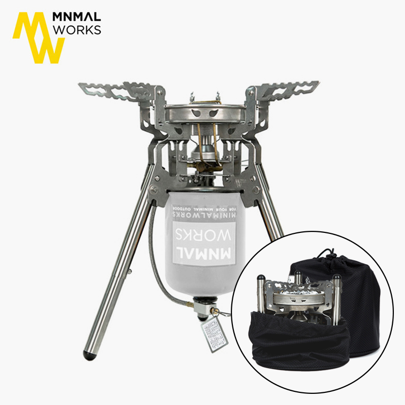 미니멀웍스 파워스토브W 강염버너 캠핑 고화력 스토브