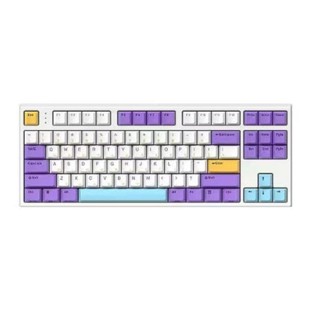 한성컴퓨터 GK777SE OfficeMaster 기계식 뽀송 (블루베리 스무디, 45g )유선 키보드 87키 AS1년