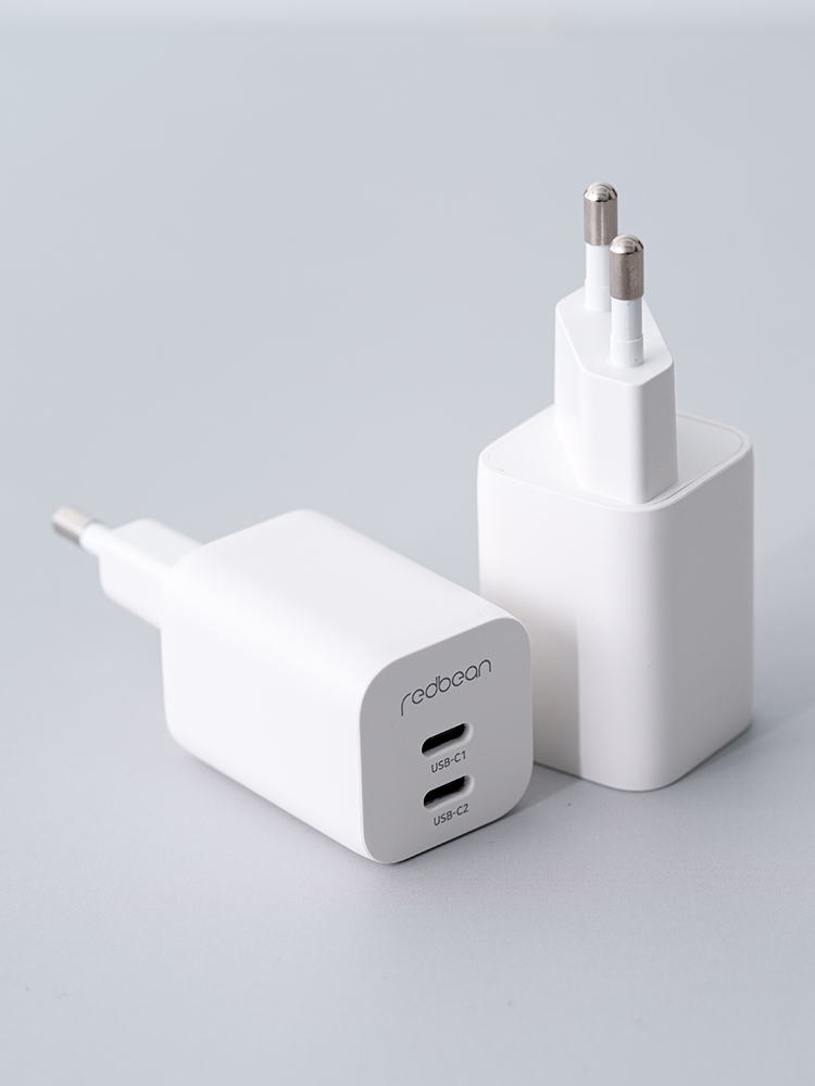 레드빈 코어 35W GaN 듀얼 PD PPS C타입 초고속 미니충전기 아이폰 갤럭시