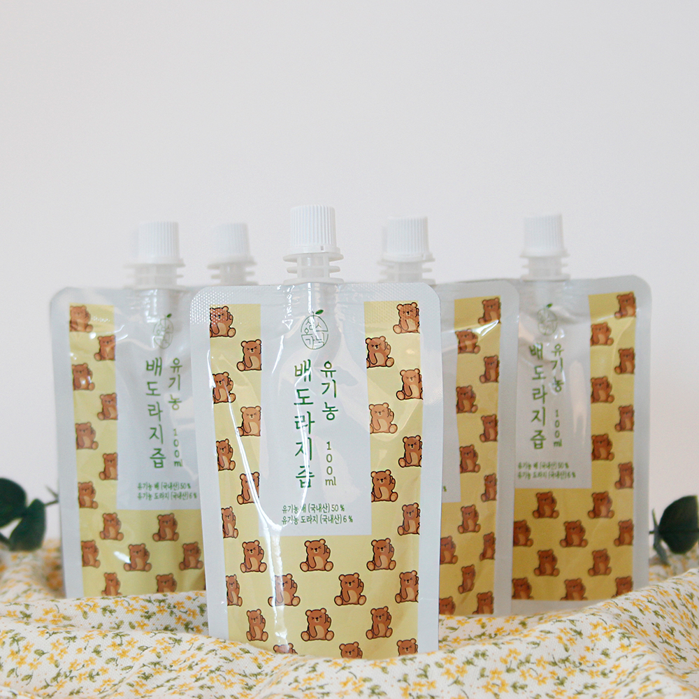 (유기지기)심스오가닉 유기농 배 도라지즙 100ml 30포 이미지 2