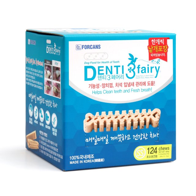 포켄스 덴티페어리 강아지 치석 제거 껌 간식 디스펜서 S 80P, 584g, 1개 - 상세 이미지 4