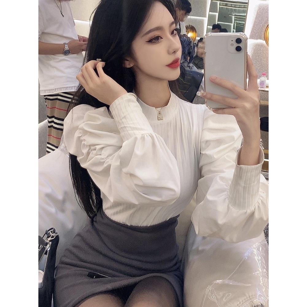 세 번째 결혼 강세란 오세영 블라우스 옷 화이트 프릴 52회 패션 이미지 3
