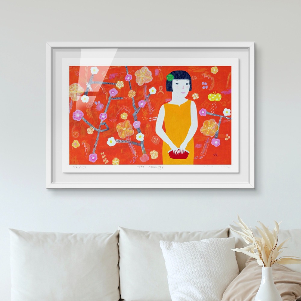 아트앤샵 신철 에디션 The memory 더메모리 한정판그림 화이트관액자