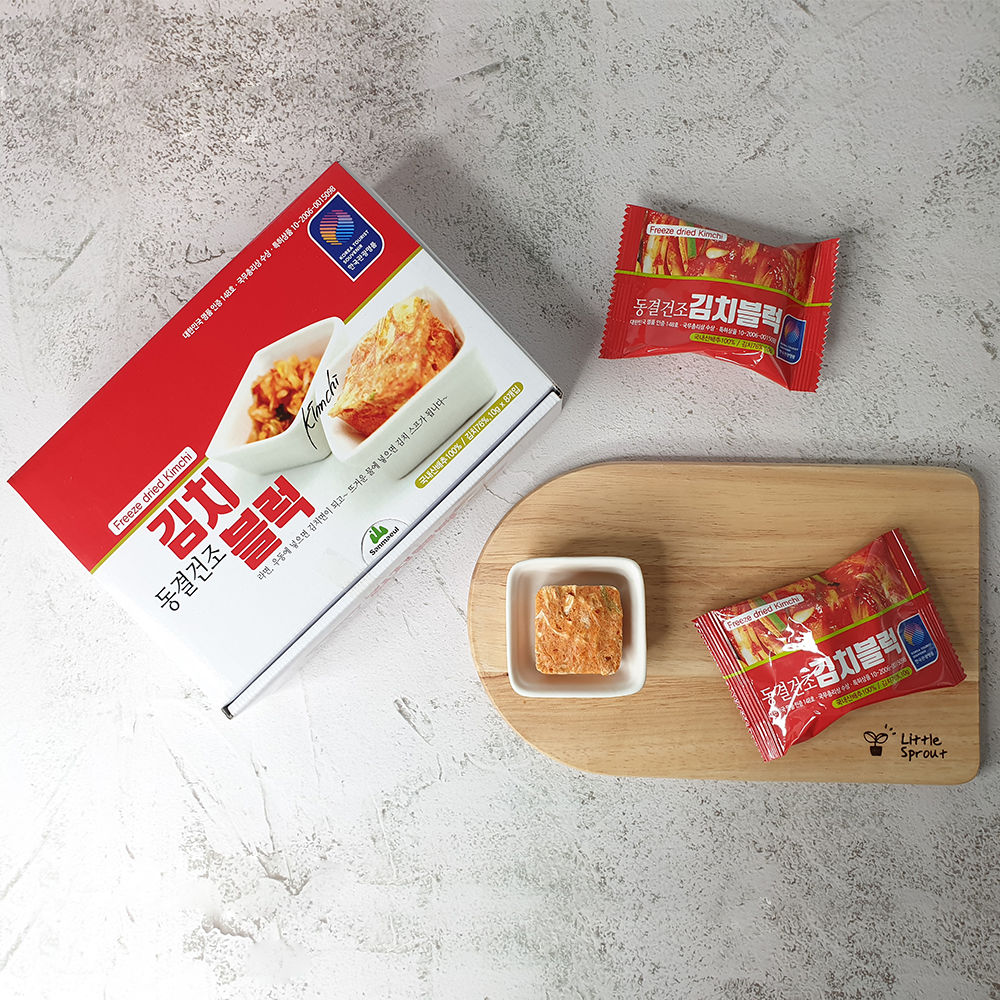 산마을 동결건조 국내산 김치 블럭  10gx8개입 (여행,캠핑,등산용 김치)