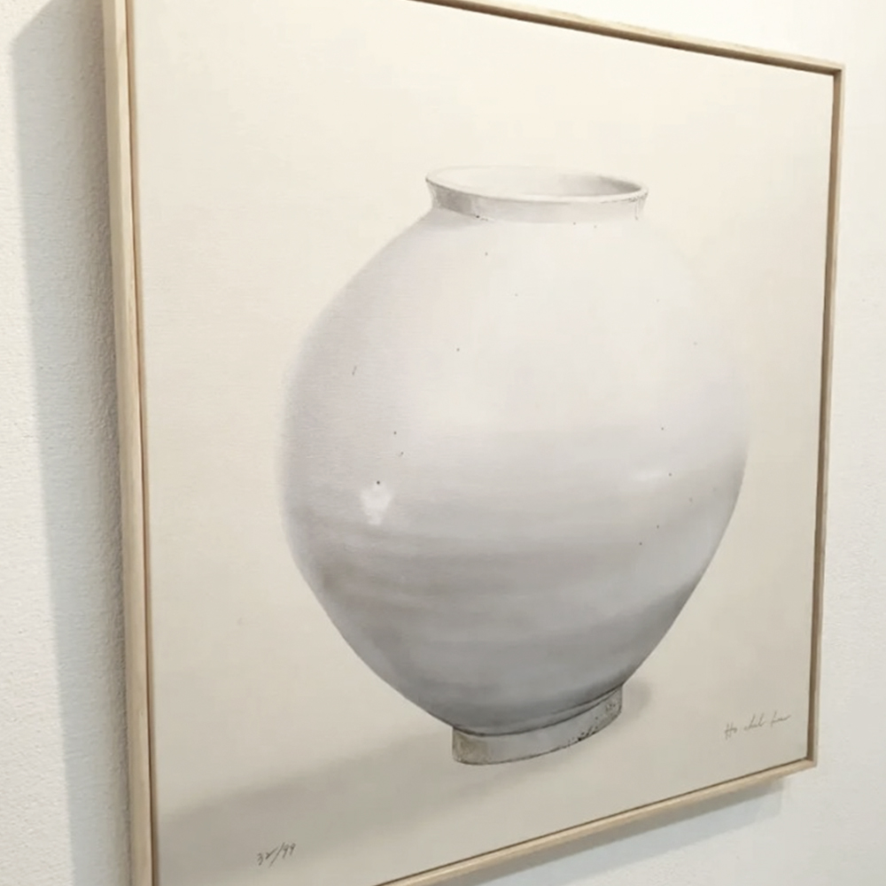 아트앤샵 이호철 에디션 달항아리 한정판그림 올림우드 그림액자 - 상세 이미지 3