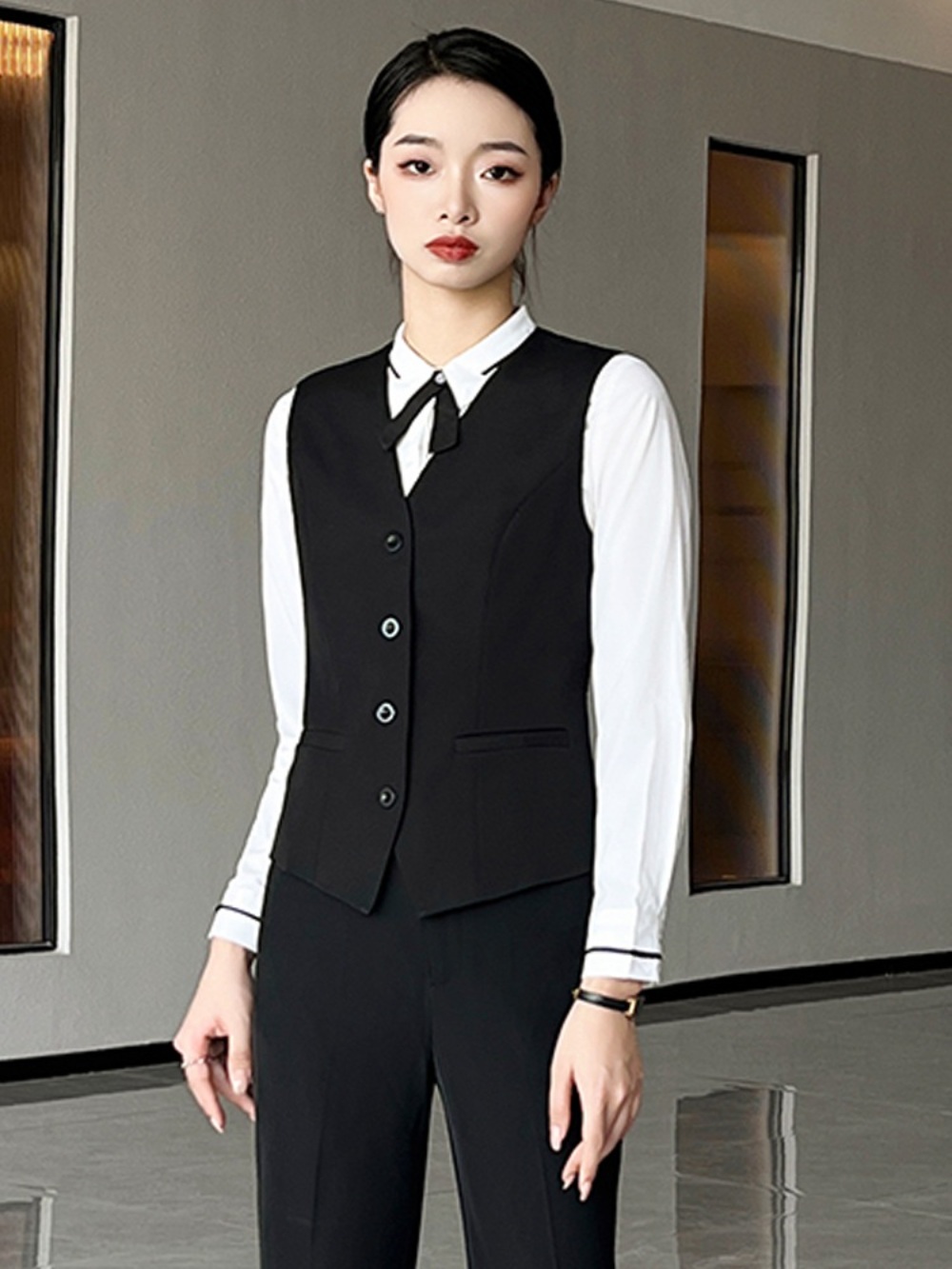 놀라운 토요일 박나래 조끼 옷 블랙 정장 298회 패션 이미지 3