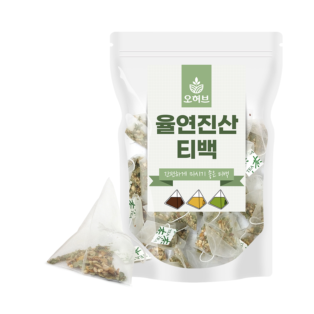 율연진산 차 티백 기혈차 100개 삼각티백 식수대용 - 상품 이미지