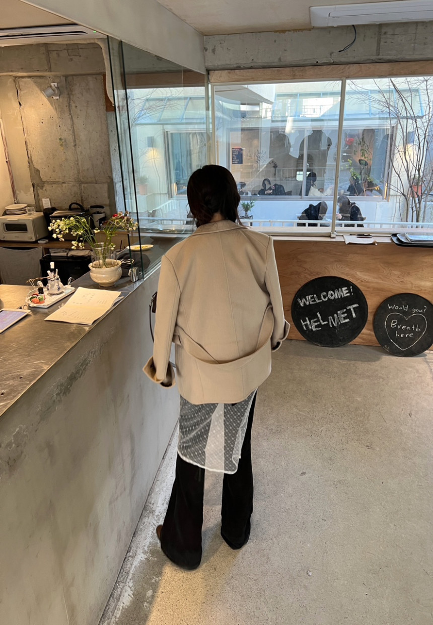 BEST/당일) 시스루 자수 레이어드 스커트 상세 이미지 22