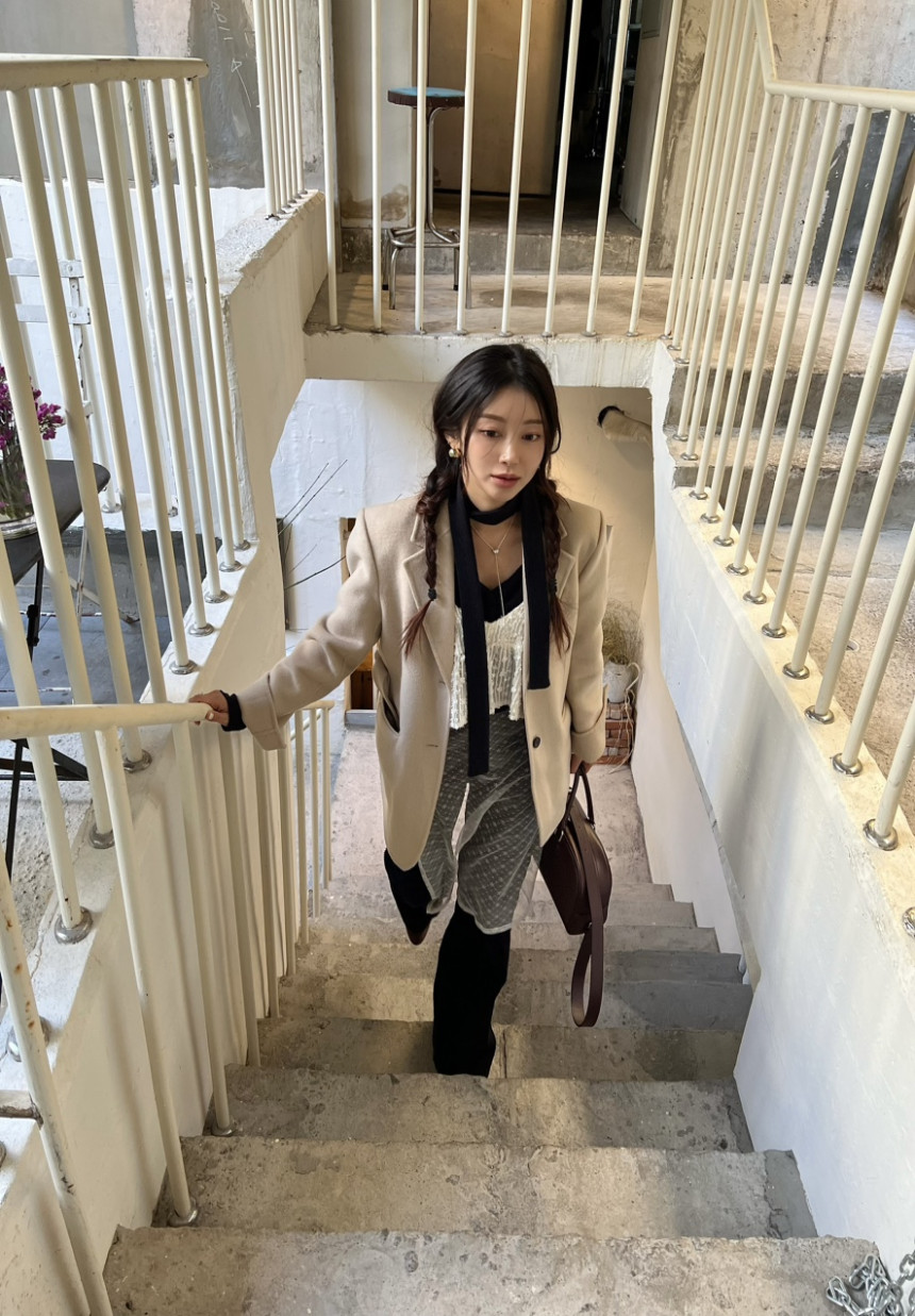 BEST/당일) 시스루 자수 레이어드 스커트 상세 이미지 28