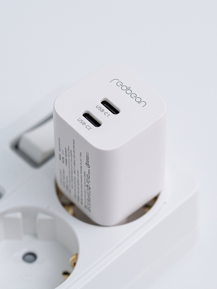 레드빈 코어 35W GaN 듀얼 PD PPS C타입 초고속 미니충전기 아이폰 갤럭시 - 상세 이미지 2