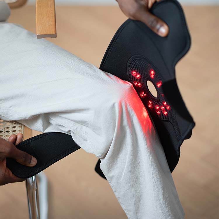 시리어스 근적외선 LED 무릎 마사지기 찜질기 보호대