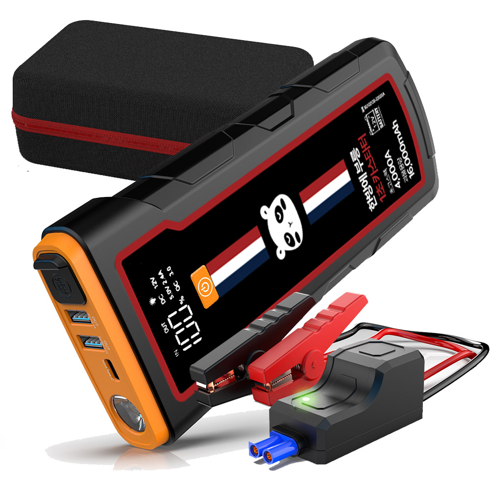 믿추 차량용 점프스타터 대용량 29600mAh 자동차 배터리 방전 12V 휴대용 카스타터 이미지 6