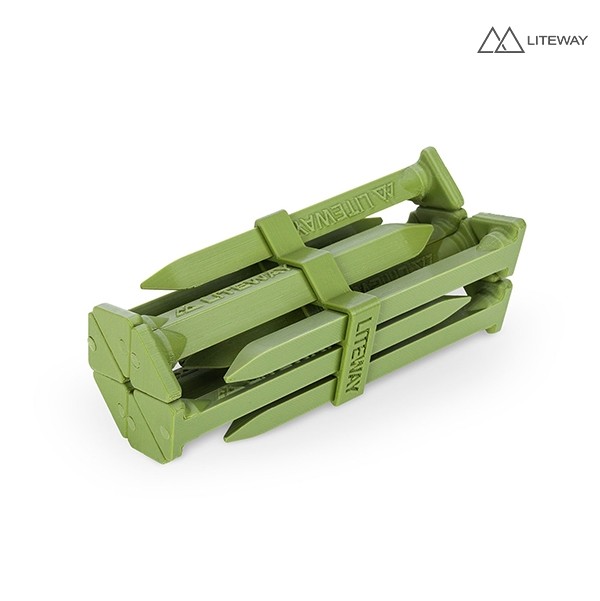라이트웨이 델타 팩 14cm 6개입 경량 텐트팩 - 상세 이미지 4