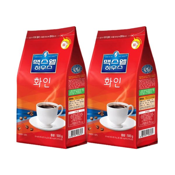 맥스웰 하우스 화인 리필 커피 사무실 자판기용 500g 2팩 : 오픈마켓스토어