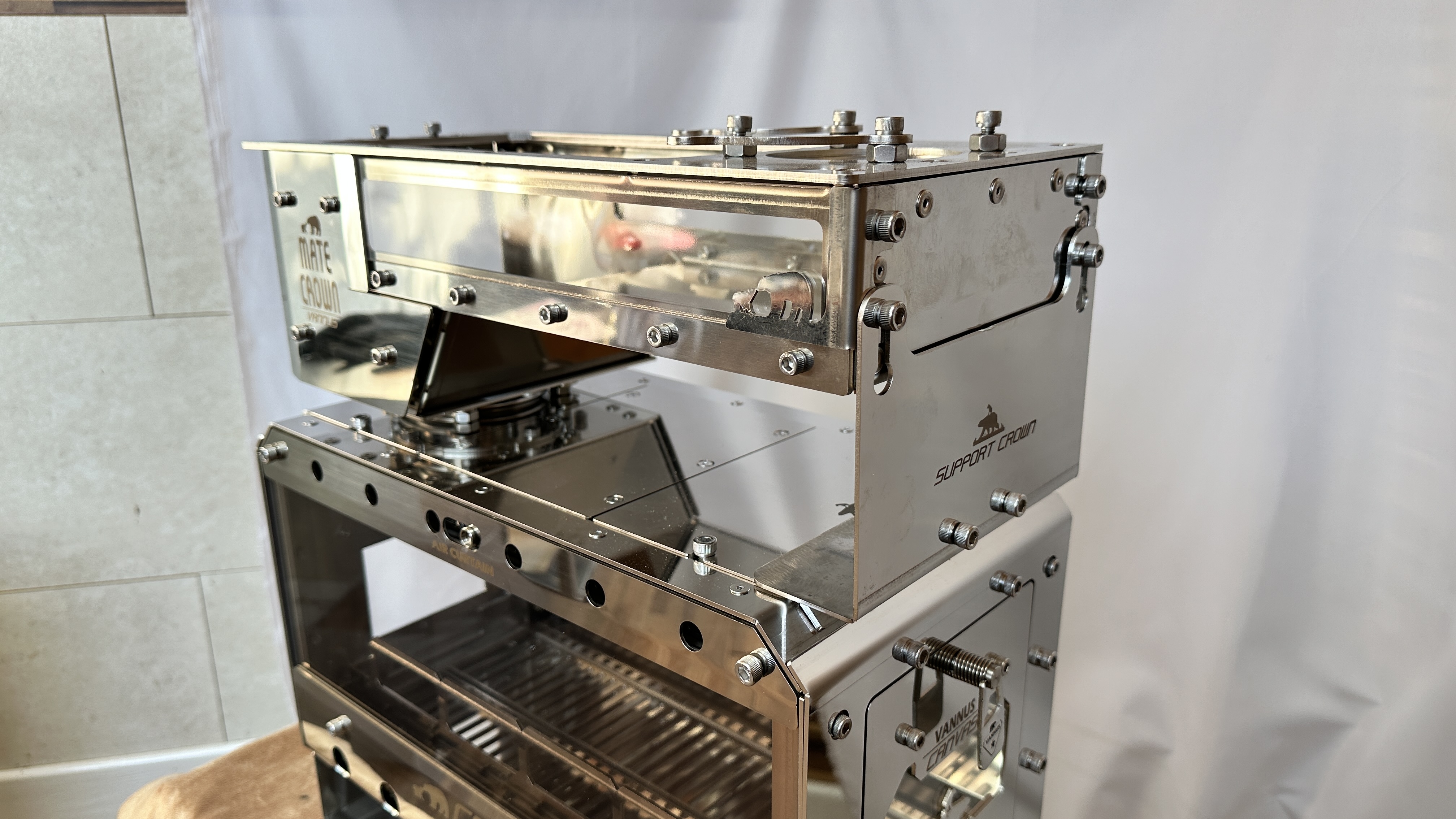 MATE CROWN 불멍용 화목난로 캠핑용펠렛난로