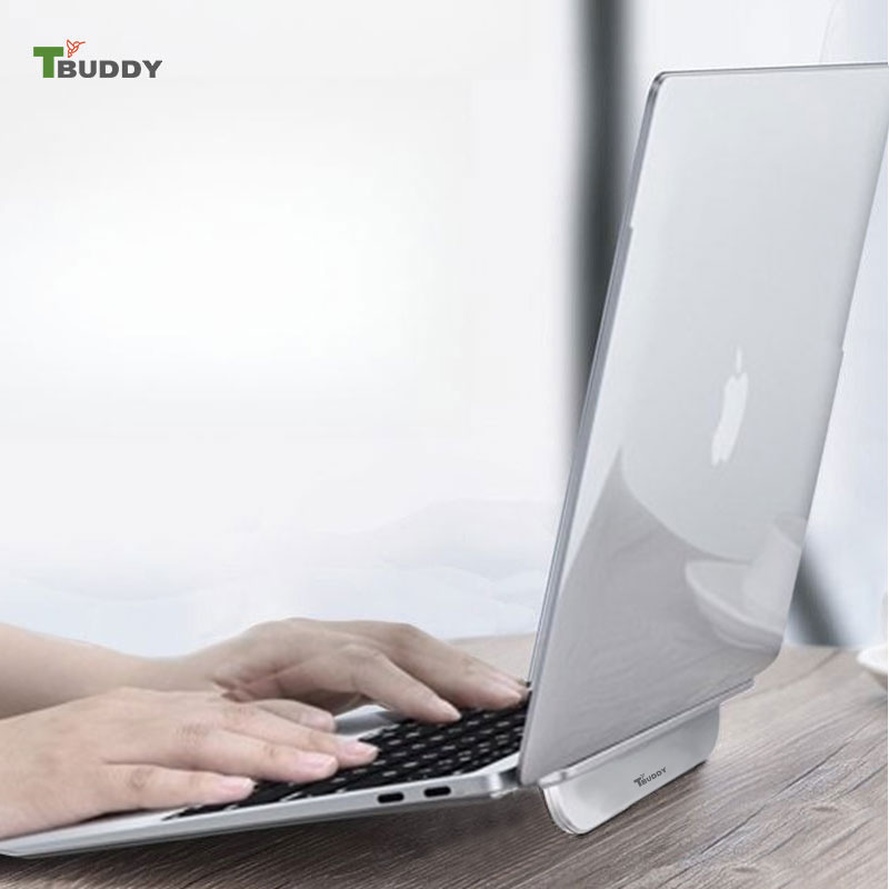 노트북받침대 울트라 슬림 휴대용 부착형 노트북 스탠드 알루미늄 거치대