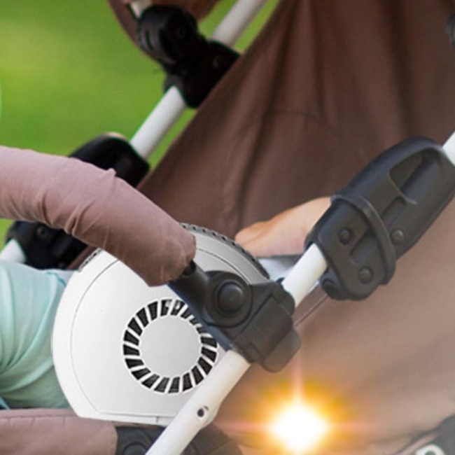 프리미엄 저소음 무선 유모차 공기 청정기 충전식 유모차용 공기 청정기