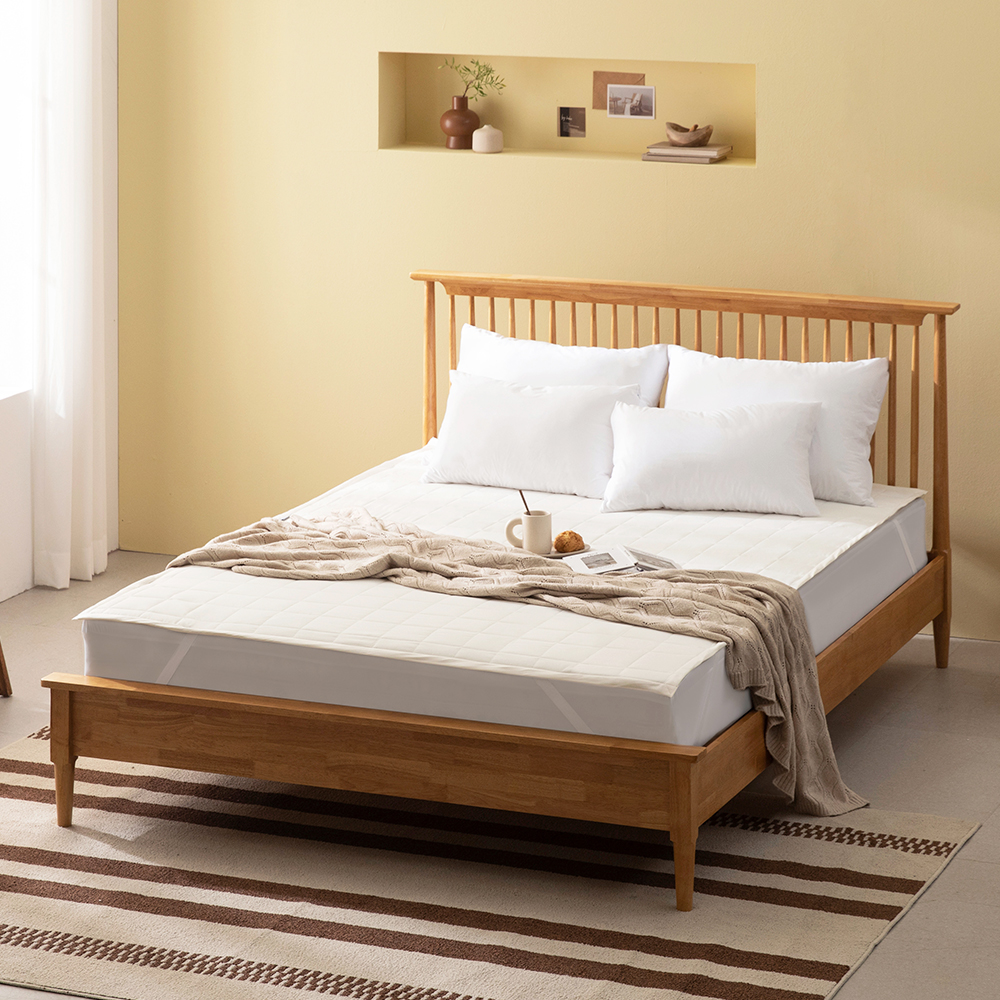 베네베딩 누빔 방수 침대 패드 S