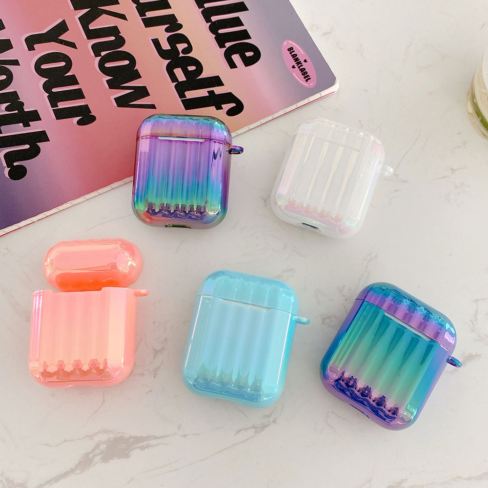 에어팟 프로 케이스 홀로그램 오로라 캐리어 아이팟 이미지 4