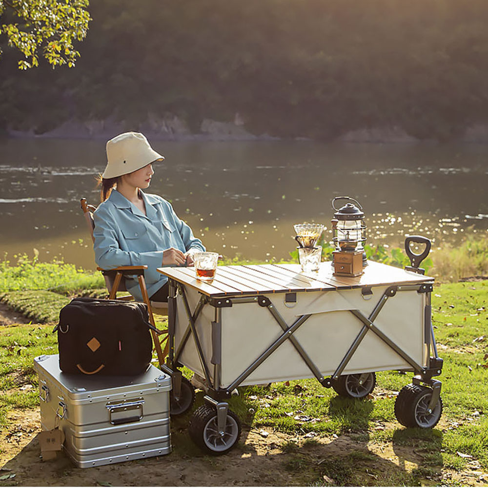 늘바론 캠핑 웨건 테이블