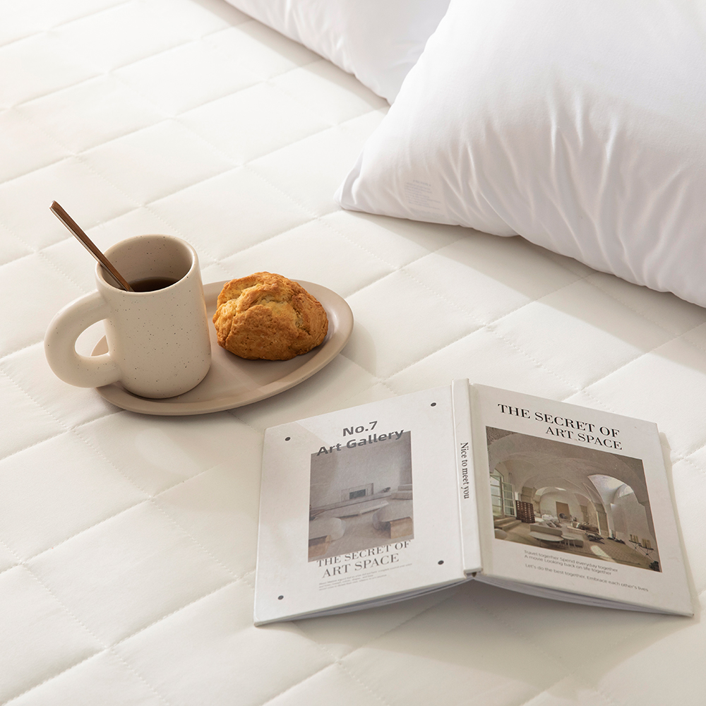 베네베딩 누빔 방수 침대 패드 S