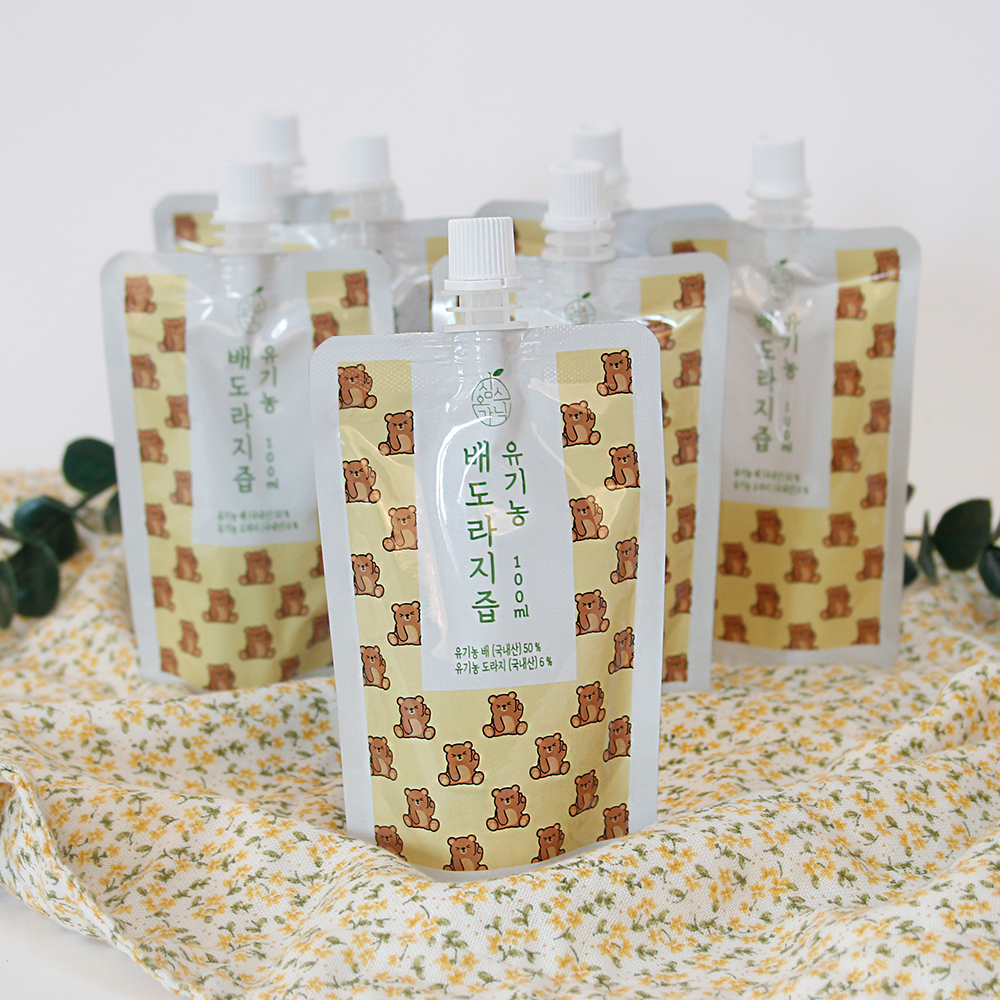 (유기지기)심스오가닉 유기농 배 도라지즙 100ml 30포 이미지 4