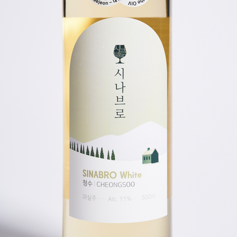 시나브로 와인 청수 화이트 11도 500ml 스위트 과실주 (케이스 포함) - 상세 이미지 2
