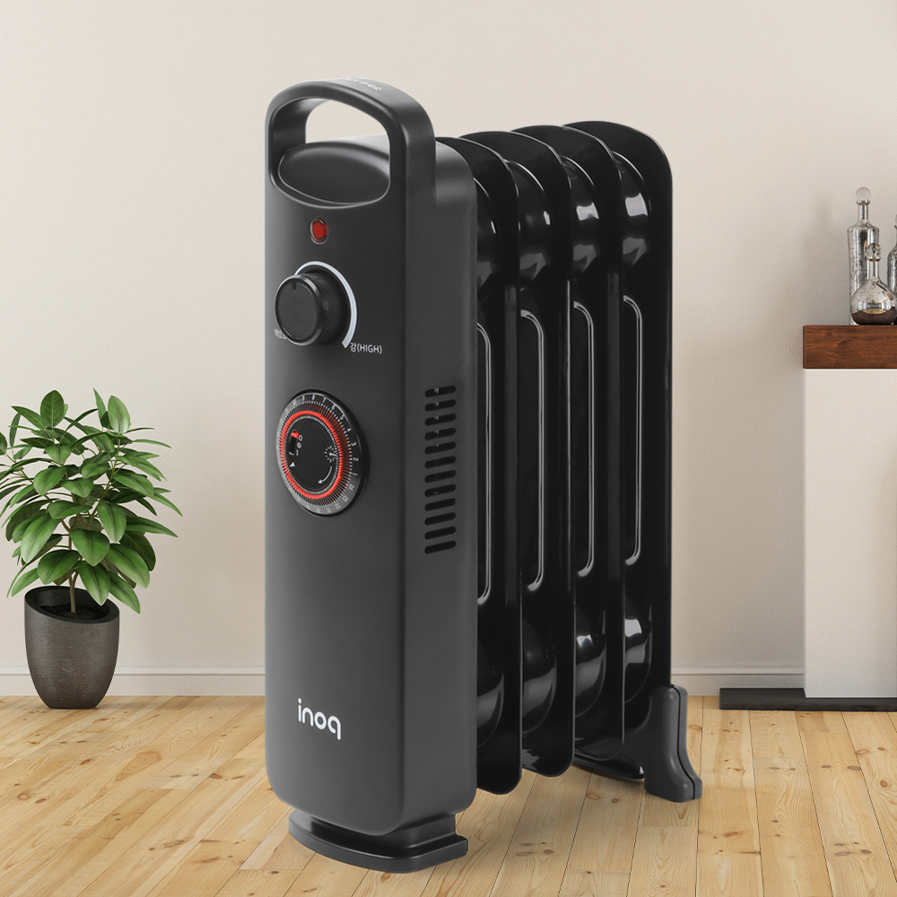 전기 미니 라디에이터 5핀 타이머 가정용 난로 사무실 화장실 욕실 캠핑 난방기