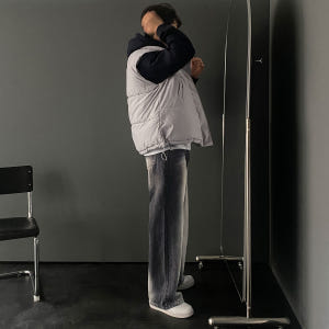 남자패딩조끼 커플패딩조끼 착용 후기 | 사이즈/핏 총정리 - 상품 이미지 2