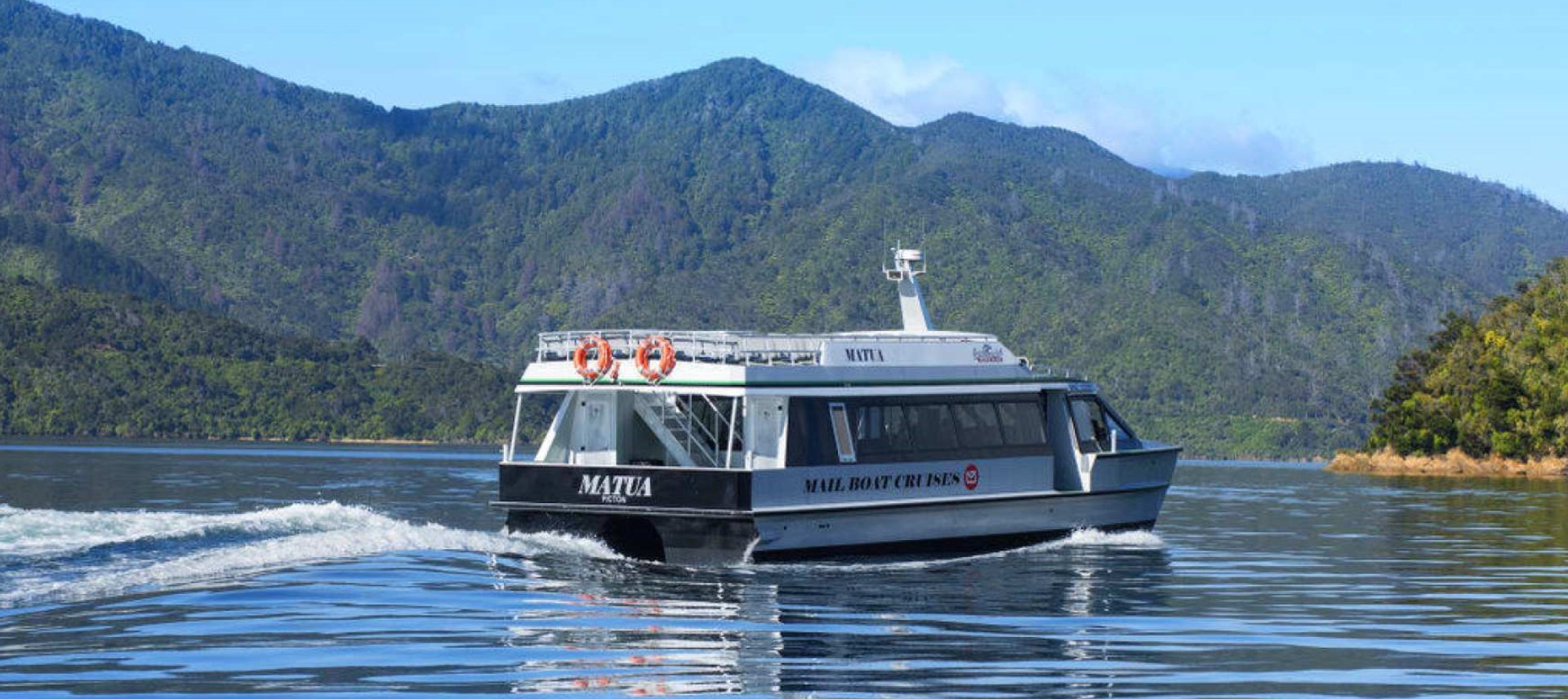 뉴질랜드 남섬  Picton에서 출발하는 Queen Charlotte Sound Mail 보트 크루즈 이미지 2