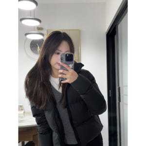 효심이네 각자도생 이효심 유이 패딩 옷 블랙 숏 31회 패션 착용 후기 | 사이즈/핏 총정리 - 상품 이미지 3