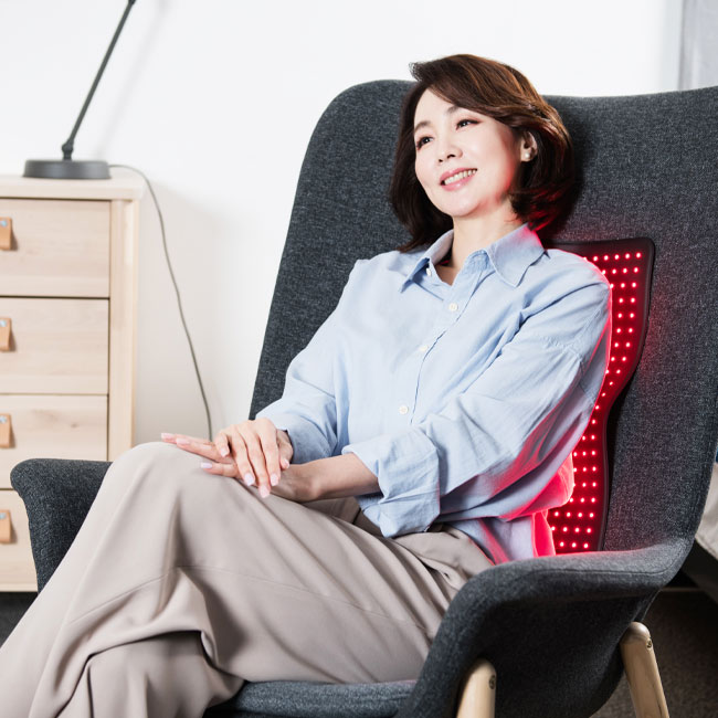 시리어스 근적외선 LED 그랜드 전기 마사지기 온열기 찜질기 등 허리 복부 어깨 - 상세 이미지 5