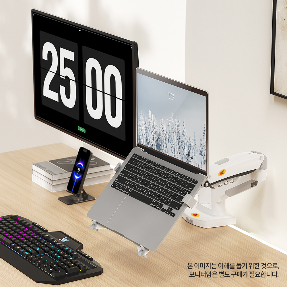 노스바유 NB 노트북암 거치대 마운트 모니터암 장착용 이미지 3