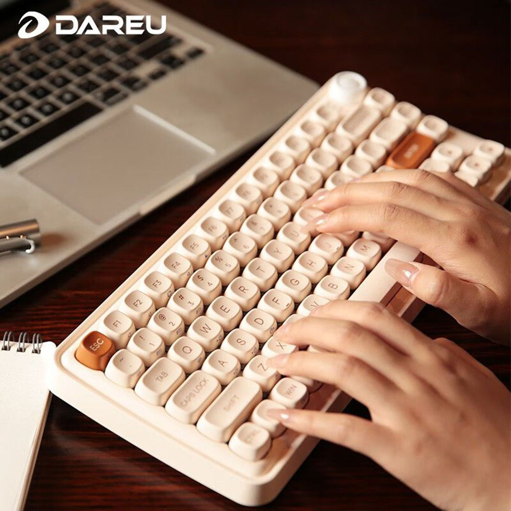 다얼유 키보드 DAREU Z82 설탕큐브 82키 유선 무선 기계식 키보드 모카 케일 저소음 축 - 상세 이미지 4