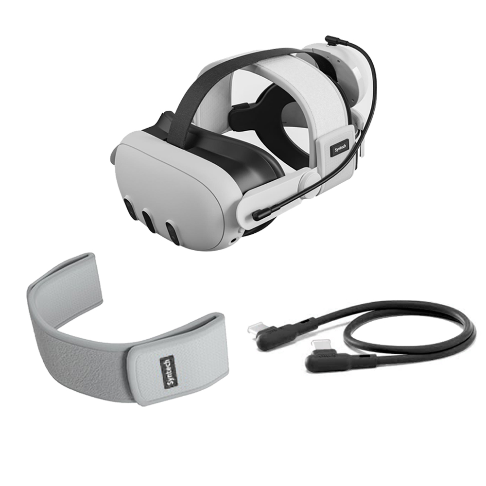 메타퀘스트3 신테크 엘리트 스트랩 전용 교체용 블랙 코튼스트랩 케이블 제품 이미지