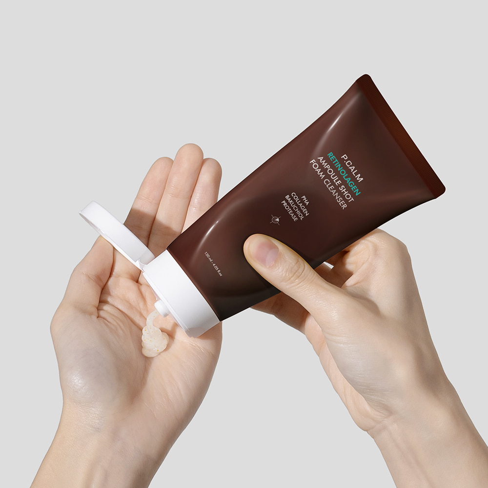 [박지현PICK] 피캄 레티놀라겐 앰플 샷 폼클렌저 120ml 이미지 4